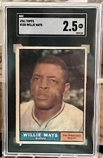 1961 Topps #150 Willie Mays San Francisco Giants HOF SGC 2.5 GOOD+ picture