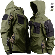 MenS Military Tactical Jacket Soft Shell Hooded Functional Multi-pockets Coat picture