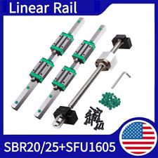 HGR20 HGR25 Linear Rail 200mm-2000mm & Blocks+SFU1605 BallScrew BK/BF12 Set CNC picture