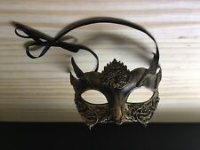 Halloween Women Venetian Metallic Fantasy Masquerade Mask Solid & Well made 6.5