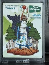 Karl Anthony Towns 2016-17 Panini Studio Downtown Beautiful Insert SSP T-Wolves picture