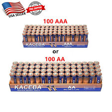 100 AA or 100 AAA Batteries EXTRA Heavy Duty 1.5 V Wholesale Lot New & Fresh picture