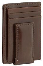 Genuine Leather Money Clip front pocket wallet with magnet clip and card ID Case picture