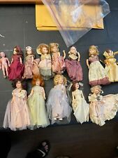 vintage doll lot of 13 1940's 50's Plastic different occupations clothes picture