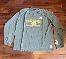 Vintage 1971 Green Bay Packers Bart Starr Career Highlights Long Sleeve Size XXL picture