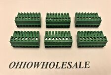  8 pin 3.5mm Phoenix Connector Screw Terminal Block Lot of 6 UL LISTED picture