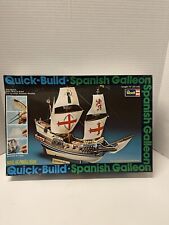 REVELL QUICK-BUILD SPANISH GALLEON MODEL KIT Complete In Box Vintage Rare picture
