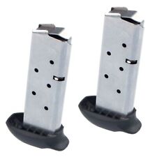 2-PACK Fits Sig Sauer P238 380acp 7rd Stainless Finger Rest Mag picture