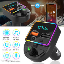 Car Bluetooth FM Transmitter Cigarette Lighter Radio Music Adapter USB Charger picture