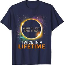 Total Solar Eclipse Twice In A Lifetime 2024 Total Unisex T-Shirt picture