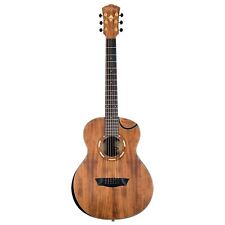 Washburn Comfort G-Mini 55 Koa Travel Size Acoustic Guitar, Natural picture