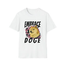 Embrace the Doge Crewneck Softstyle T-Shirt | Dogecoin | Crypto picture