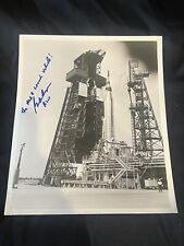 Gordon Cooper signed Mercury Apollo Launch picture