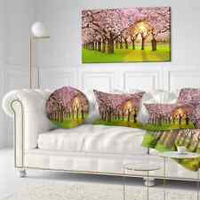 Designart 'Fascinating Springtime Cherry Scenery' Landscape picture