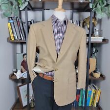 VTG Stafford Men's Sport Coat Blazer Two Button Tan Polyester Wool Size 42S picture
