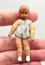 Vintage Caco Dollhouse Miniature Baby Boy 2.25