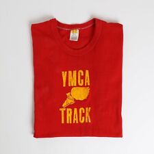 Vintage 60s Russell Athletic Southern Co YMCA Winged Foot Track T-Shirt Size M picture