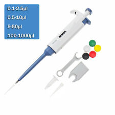 Single Channel Pipette 0.1μl-1000μl Adjustable Lab Pipettor Volume Transfer picture