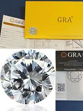 Loose Moissanite Real Gem Stone W. GRA Certificate 3-12mm 0.1-6ct VVS1 D Round picture