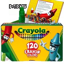 120 Crayola Crayons Colors box With Sharpener And Fast Delivery With Bonus picture