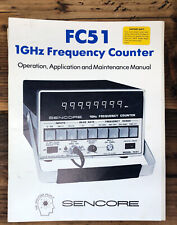 Sencore  FC51 FC-51 Frequency Counter  Owner & Service Manual *Original* #1 picture