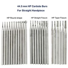 6 Pcs Dental Tungsten Carbide Burs Drill 44.5mm HP for Dental Straight Handpiece picture