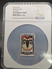 Niue - 2024 - Tarot Cards - The Devil 1 oz Silver Coin Pf70 1oz Rare  picture