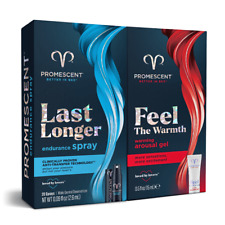 Promescent Mens Enhancer Spray (2.6 ml) & Personal Sex Warming Gel Lubricant picture
