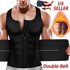Men's Sauna Suit Sweat Vest Neoprene Shirt Body Shaper Weight Loss Waist Trainer picture