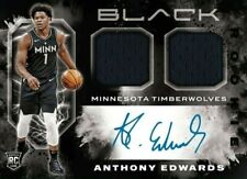 2020 Panini Black Rookie Patch Autograph - Anthony Edwards RC RPA Digital Card picture