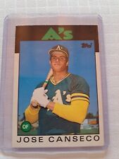 Jose Canseco 1986 Topps 20T RC picture