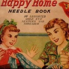 c1930's-40's Vintage Advertising Sewing Needle Book - 