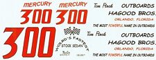 #300 Tim Flock Hagood Bros. Ooutboards Chrsyler 300 1956 1/24 Waterslide Decals picture