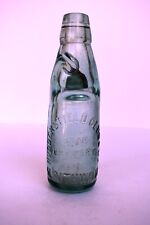 Antique Codd Bottle A Alexander & Co Leeds & London On Rear Huddersfield Club