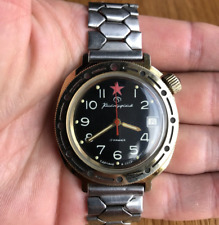 Watch Vostok Komandirskie Wostok Vintage Wristwatch USSR Rare Russia Soviet picture