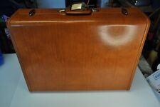 Vintage Samsonite Pullman Case Suitcase Saddle Tan With Box No Key picture