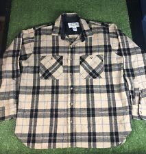 Vintage Alaska Wilderness Gear Flannel Brown Black Thermal Insulated Mens XL picture