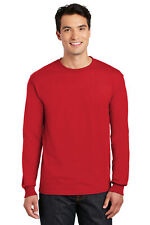 Gildan 8400 Men's Dry Blend 5.5oz Long Sleeve T Shirt Plain Blank Solid 50/50 picture