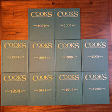 Cook's Illustrated Annual Book Set Years 1993 to 2003 10 books picture