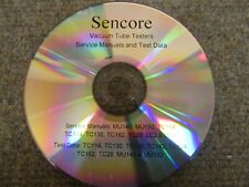 Sencore Service Manuals & Test Data for Tube Testers TC28 TC162 TC154 MU150 picture