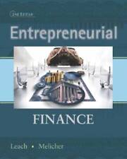 Entrepreneurial Finance - Hardcover By Leach, J Chris - VERY GOOD picture