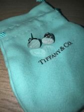 Return To Tiffany & Co. Sterling Silver Mini Heart Stud Earrings picture