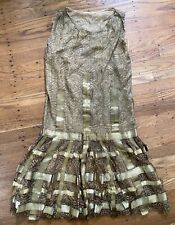 1920s Kleinert Flapper Dress.lace Overlay W/ Chiffon.slip Lining.medium picture