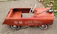 1950’s Murray City Fire Engine Number 1 Pedal Car Vintage Original  picture