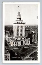Oakland CA-California, Birds Eye View City Hall, Antique Vintage Postcard picture