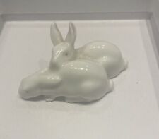 Bing and Grondahl   Double Rabbit Figure  # 1875 picture