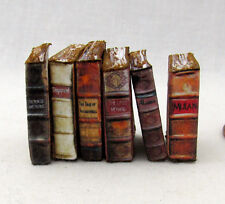 6 Miniature VINTAGE DISNEY Books Dollhouse 1:12 Scale Books PROP Faux Books picture