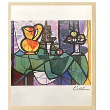 Pablo Picasso Original Signed Print Pitcher and bowl of fruit, 1931 Vintage Art picture