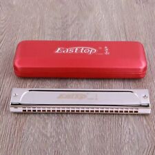 EASTTOP Tremolo Harmonica 24Holes Professional Harmonica Mouth Organ Gift New picture