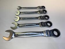 NEW Facom 5pc HINGED Combination RATCHETING Wrench Set 9,11,12,14,18mm picture